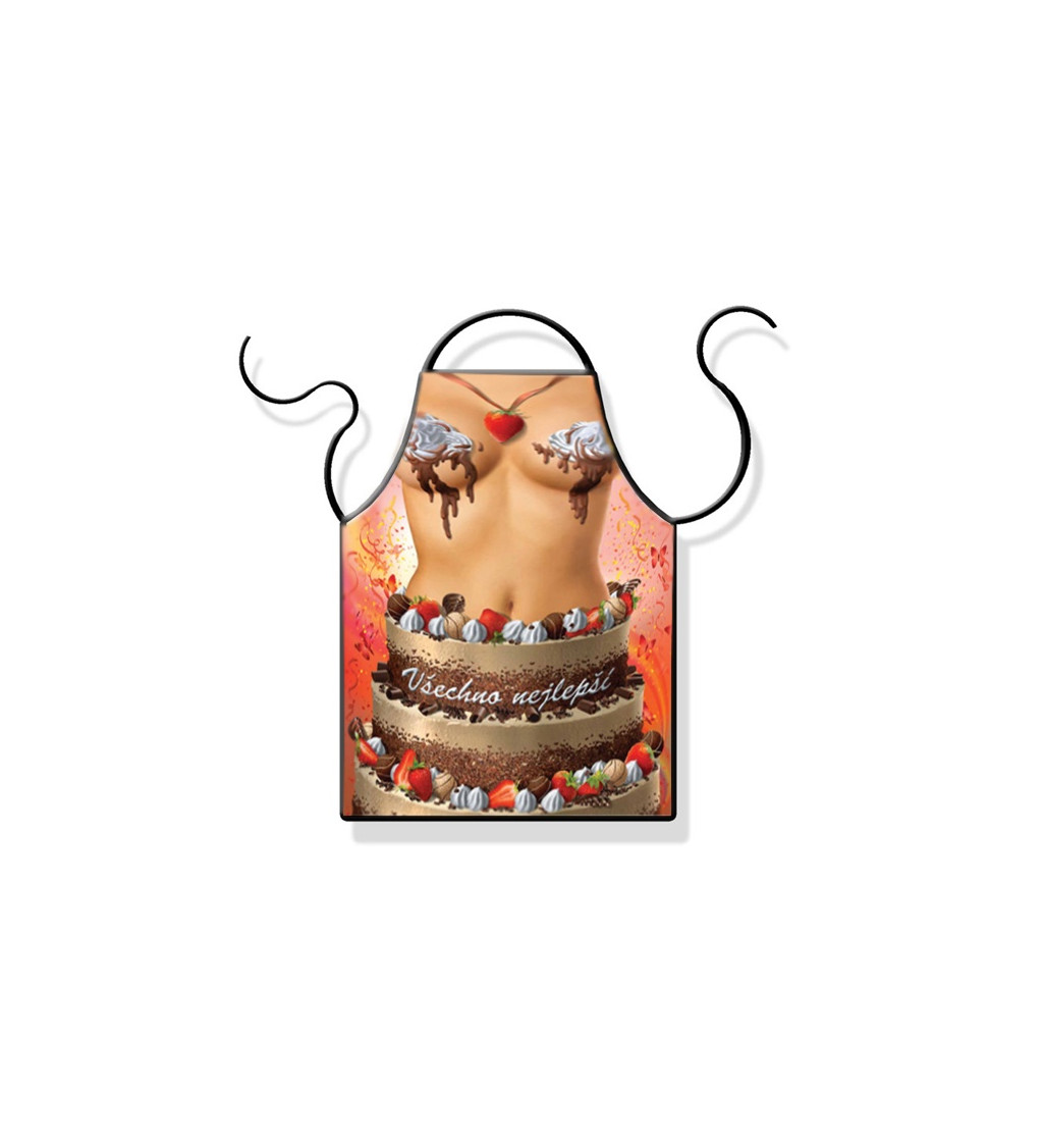 Vtipná zástěra - Dort