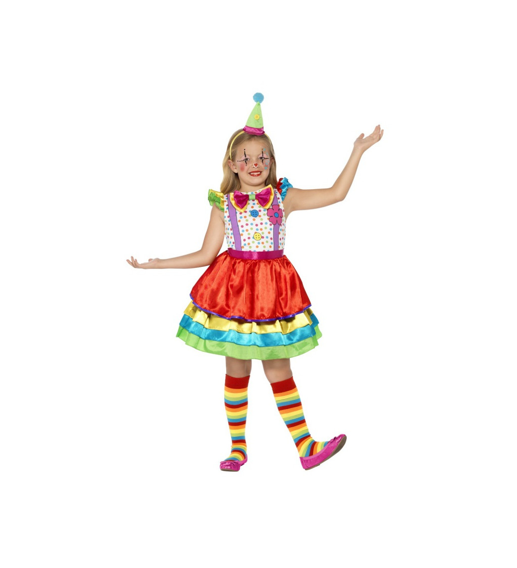 Dívčí kostým - veselý klaun