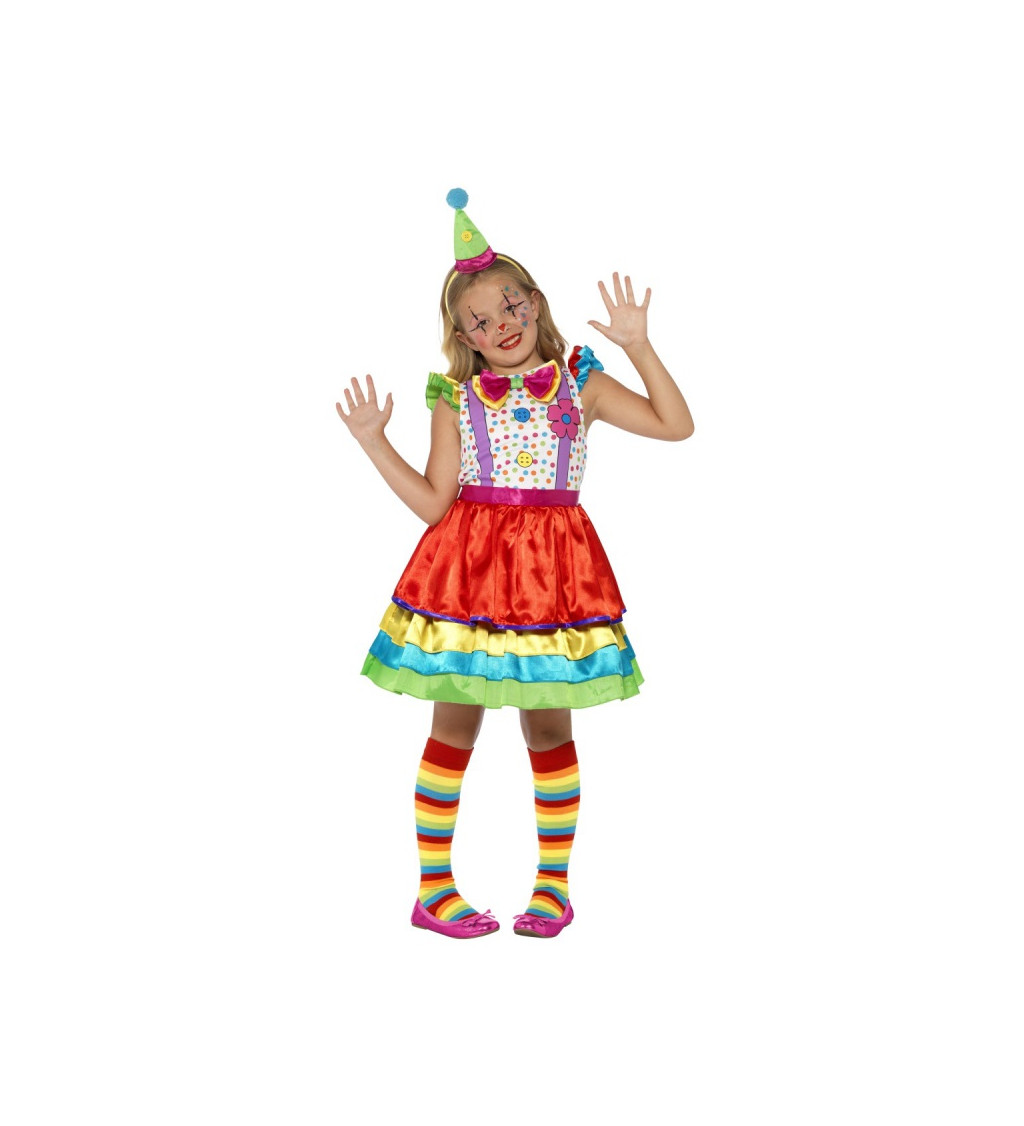 Dívčí kostým - veselý klaun