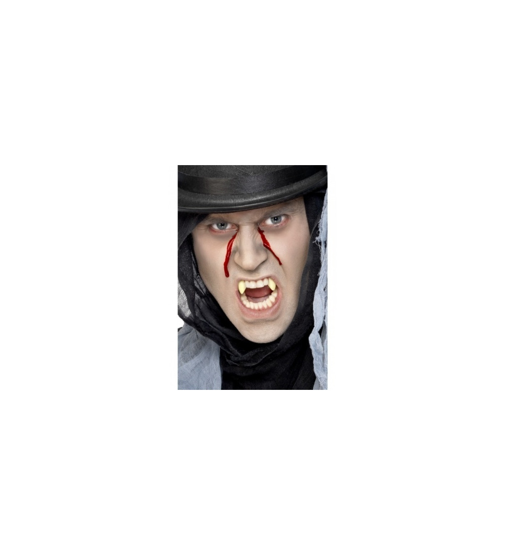 Upíří zuby - špičáky s lepidlem