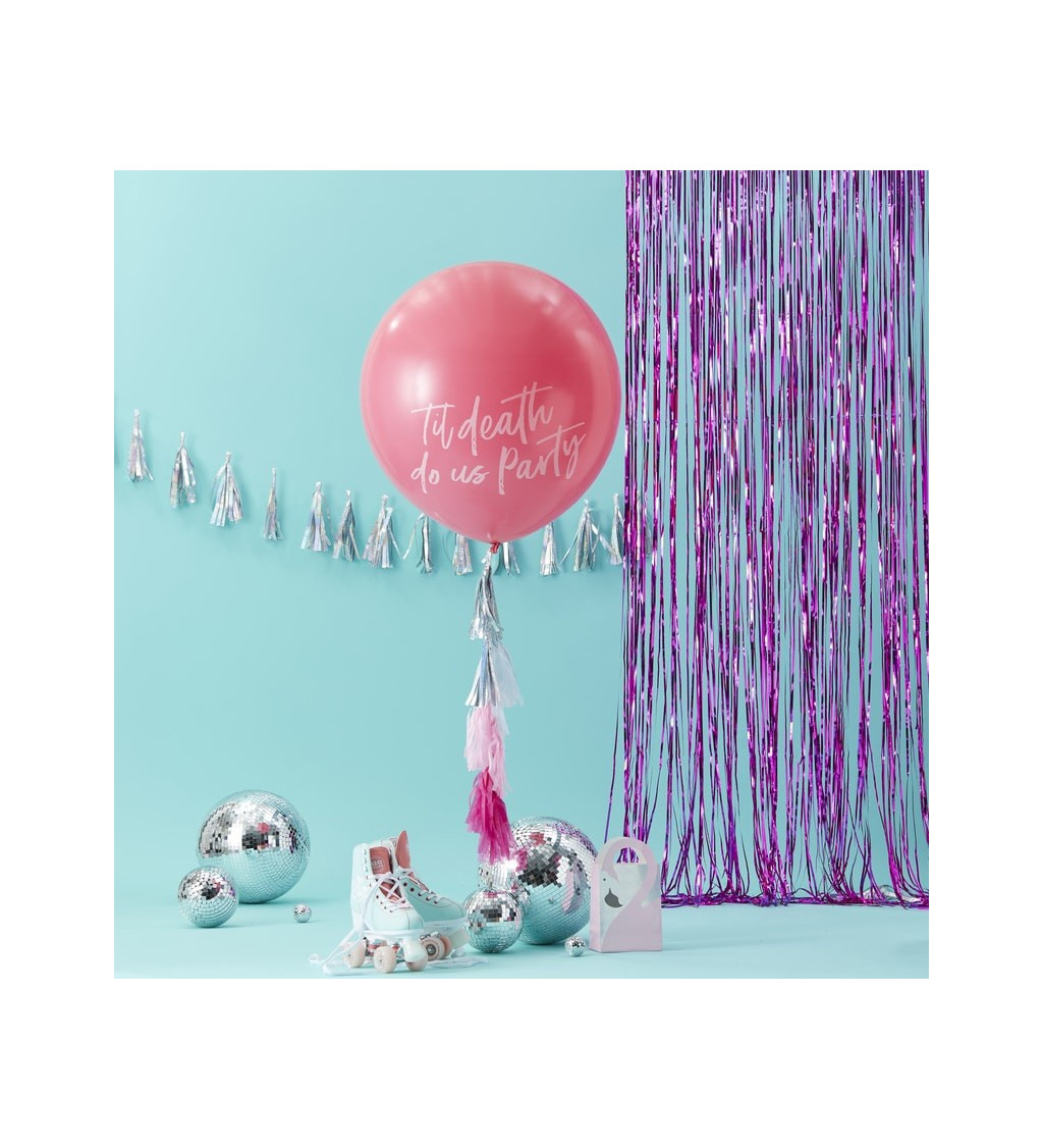 Gigantický fóliový párty balónek - Til Death do us party