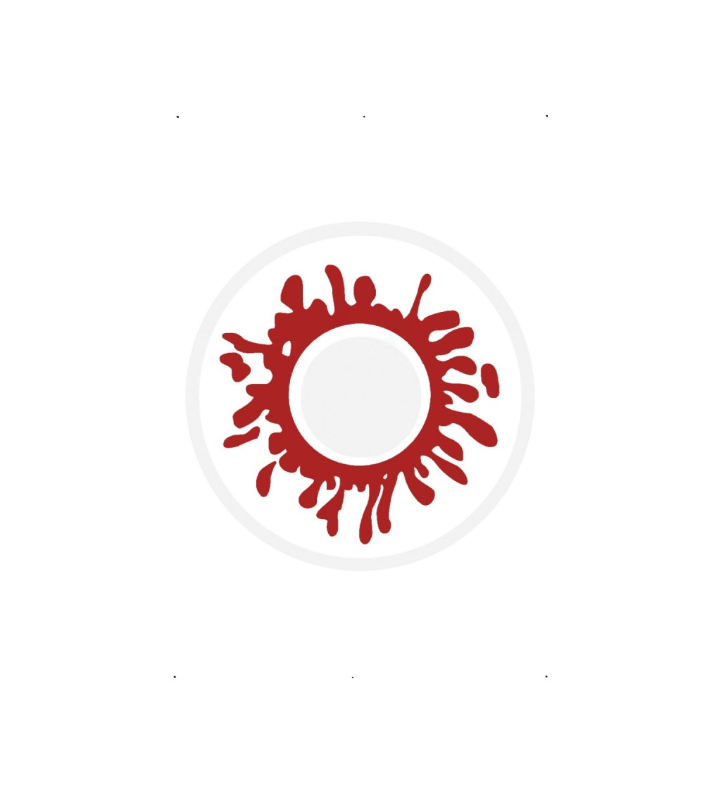Kontaktní čočky - krvavé oko