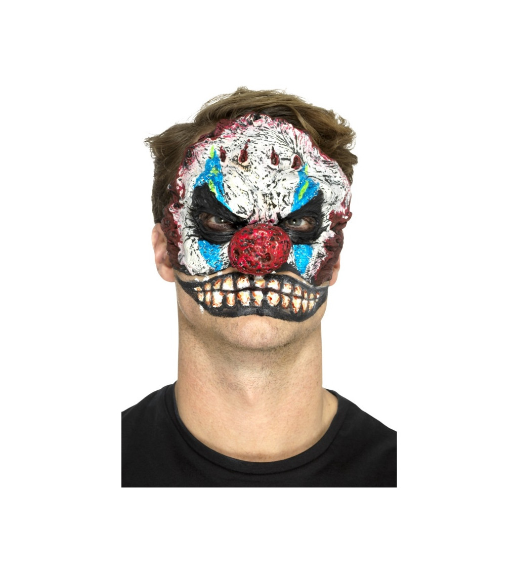 Maska Klaun - nalepovací na obličej