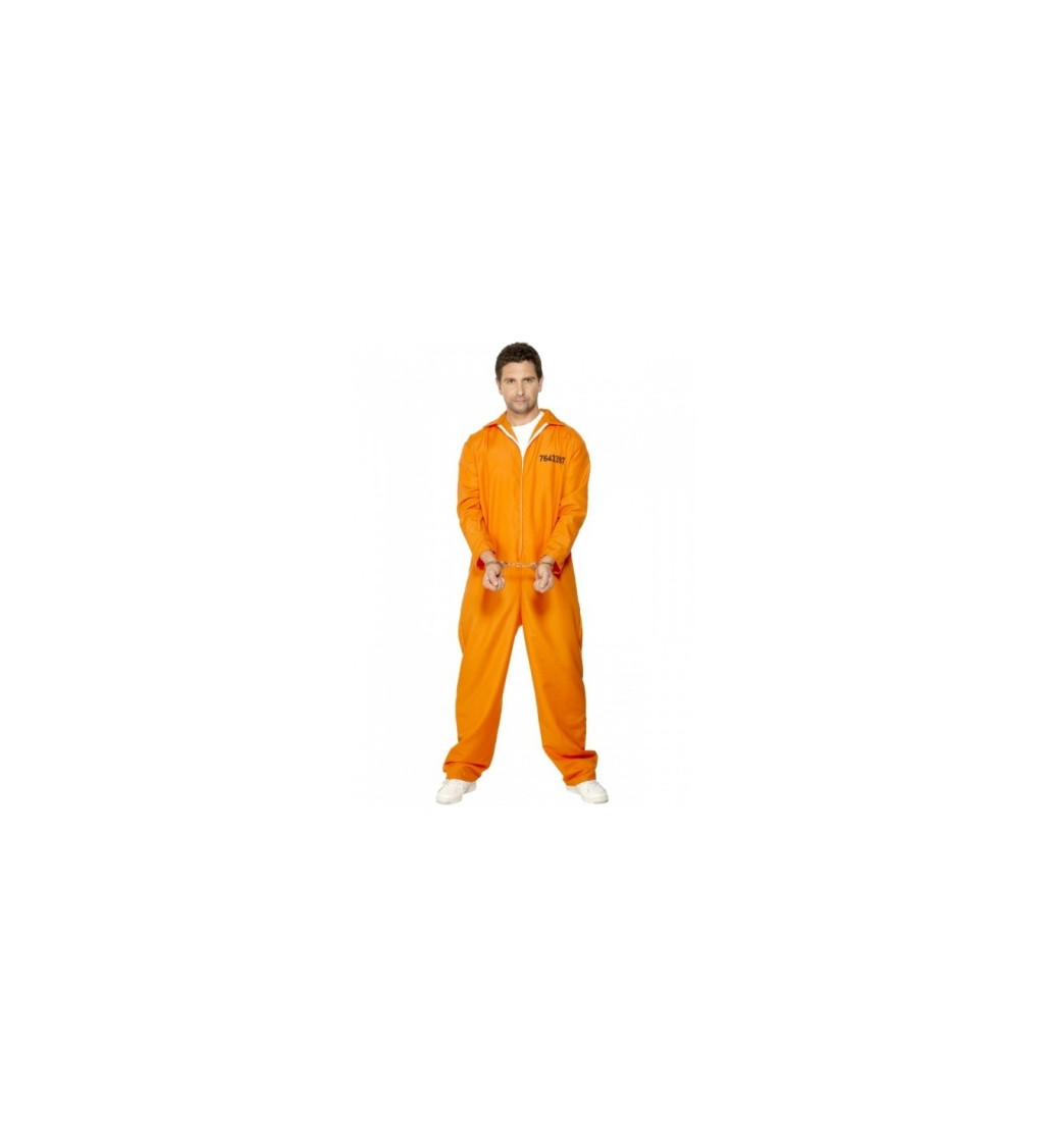 Kostým Trestanec - oranžový