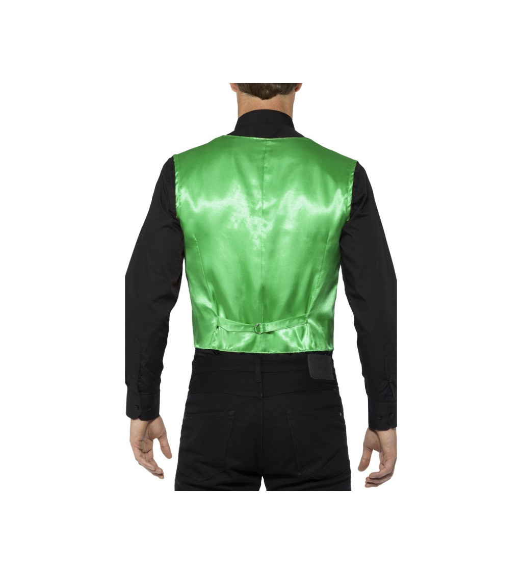 Třpytivá vesta - zelená