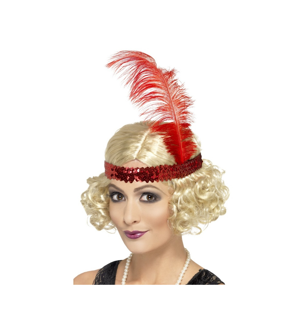 Paruka - Prohibice, blond s čelenkou