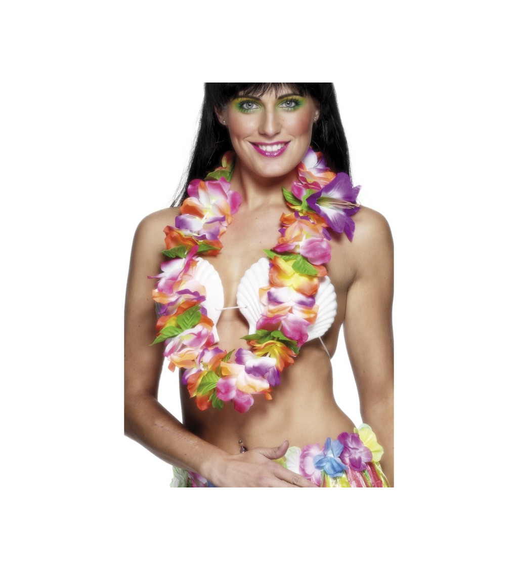 Havajský věnec s velkými květinami II