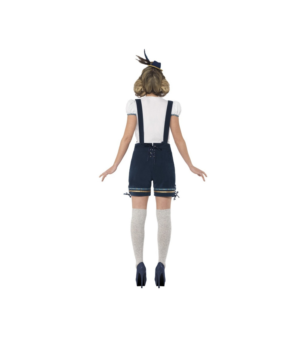 Dámský kostým - Oktoberfest, modrý