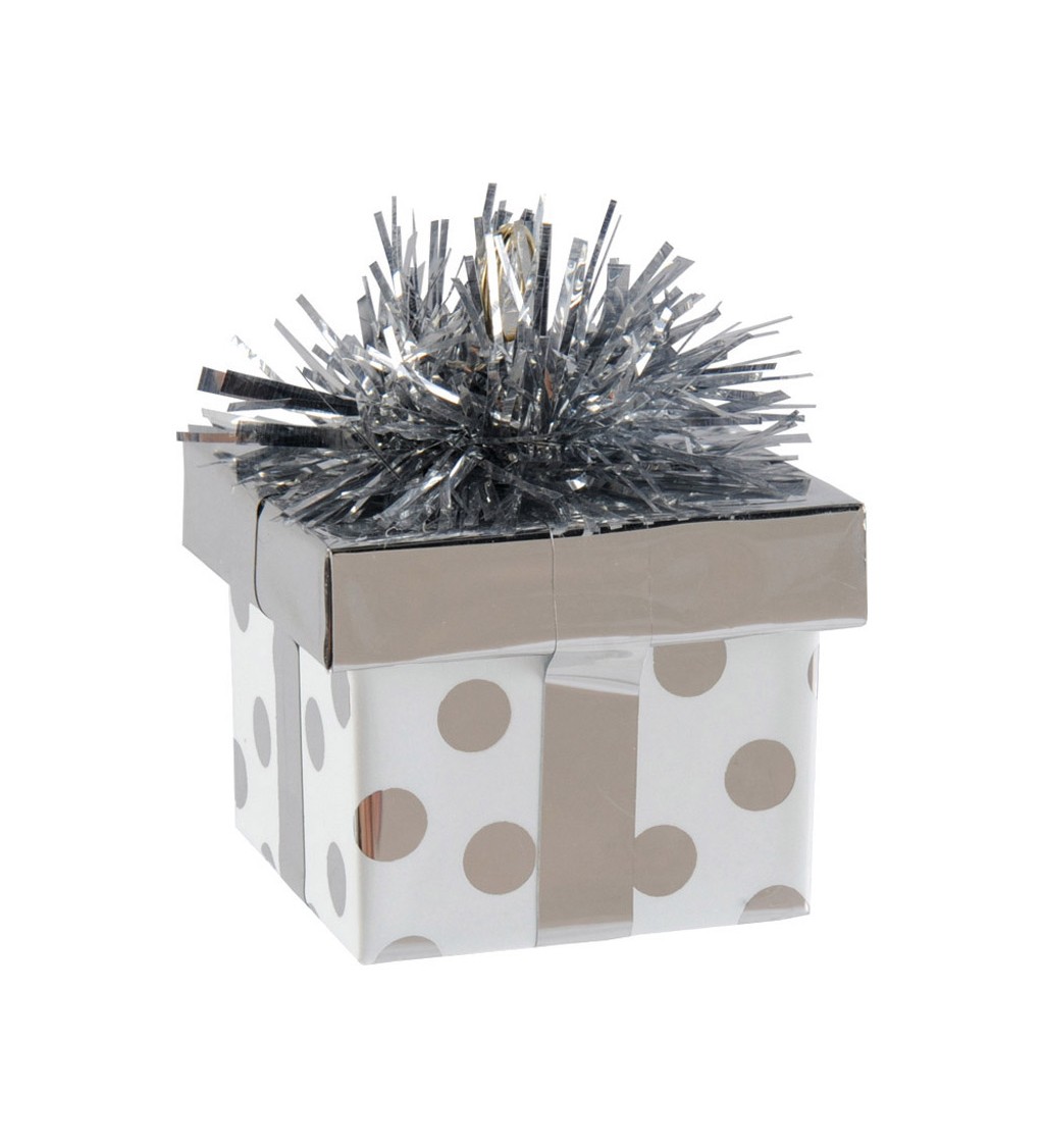 Těžítko na balonky - stříbrný dárek