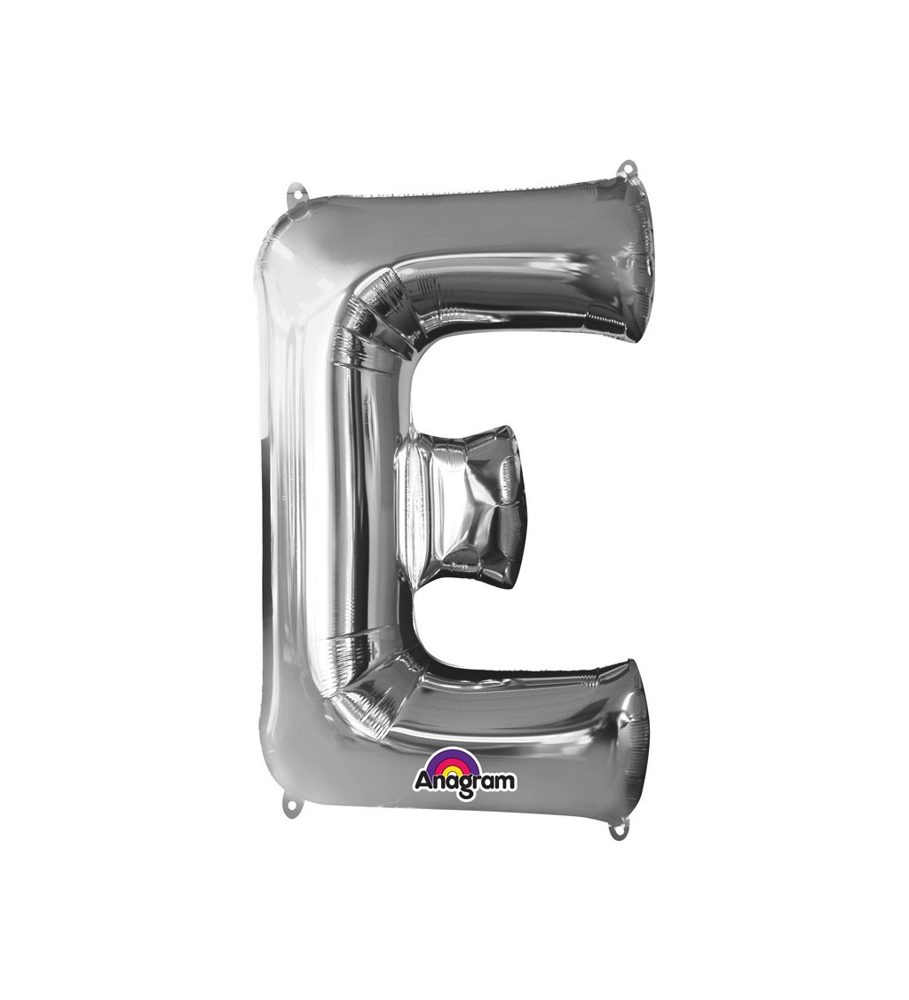 Narozeninový fóliový balónek (stříbrný) – E