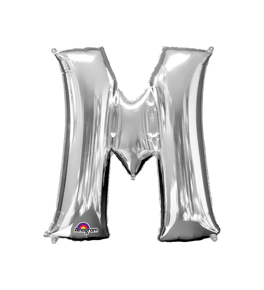 Narozeninový fóliový balónek (stříbrný) – M