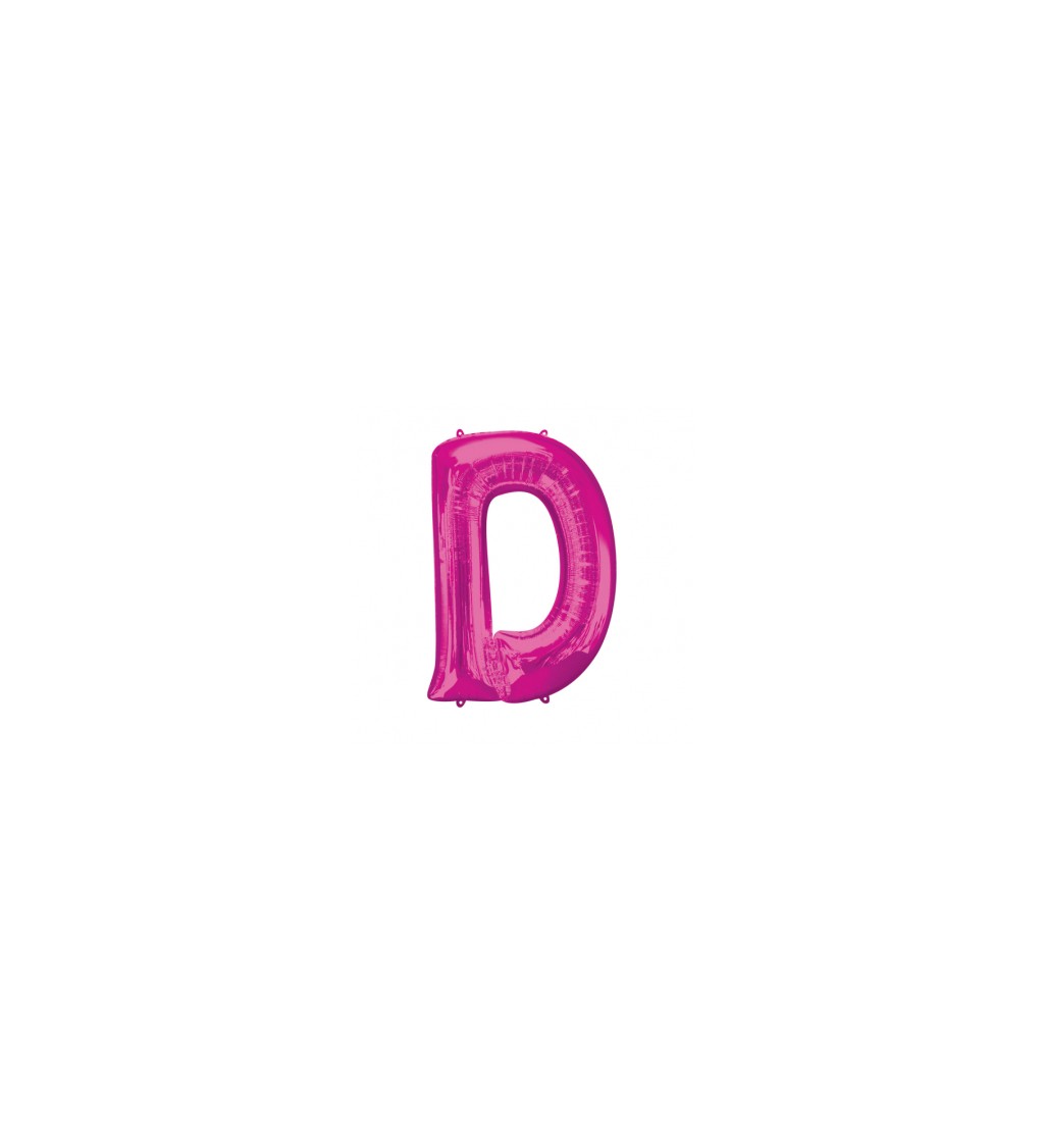Narozeninový fóliový balónek (tmavě růžový) – D