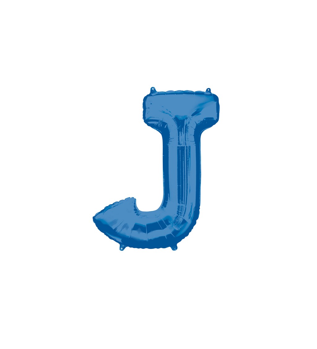 Narozeninový fóliový balónek (modrý) – J