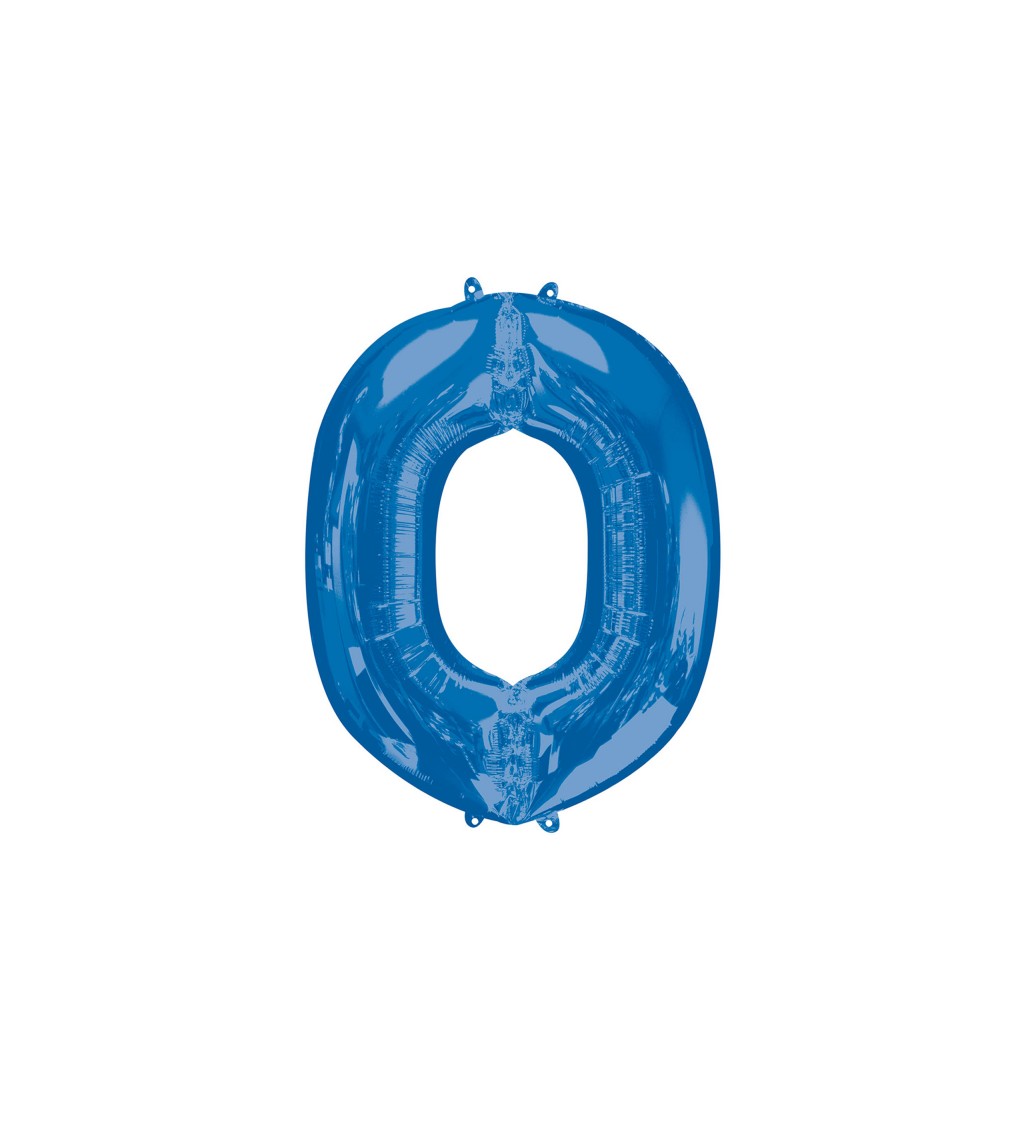 Narozeninový fóliový balónek (modrý) – O
