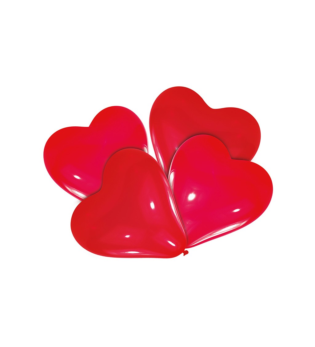 Balónky Červené srdce