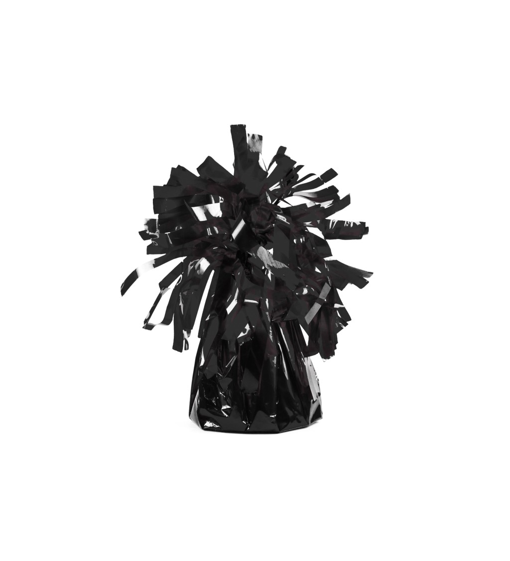 Balónkové závaží - černé střapce