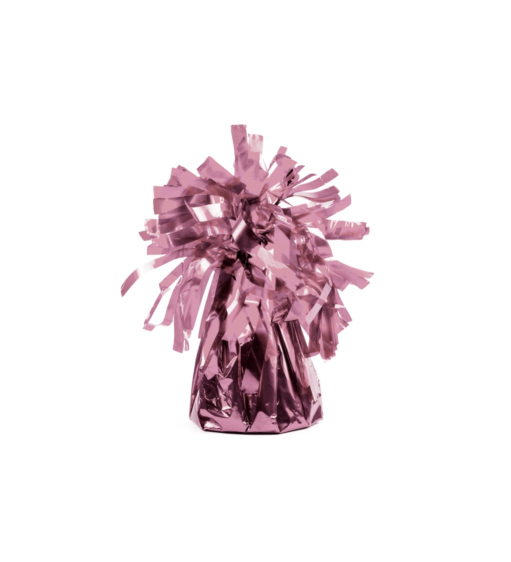 Balónkové závaží - rose gold střapce