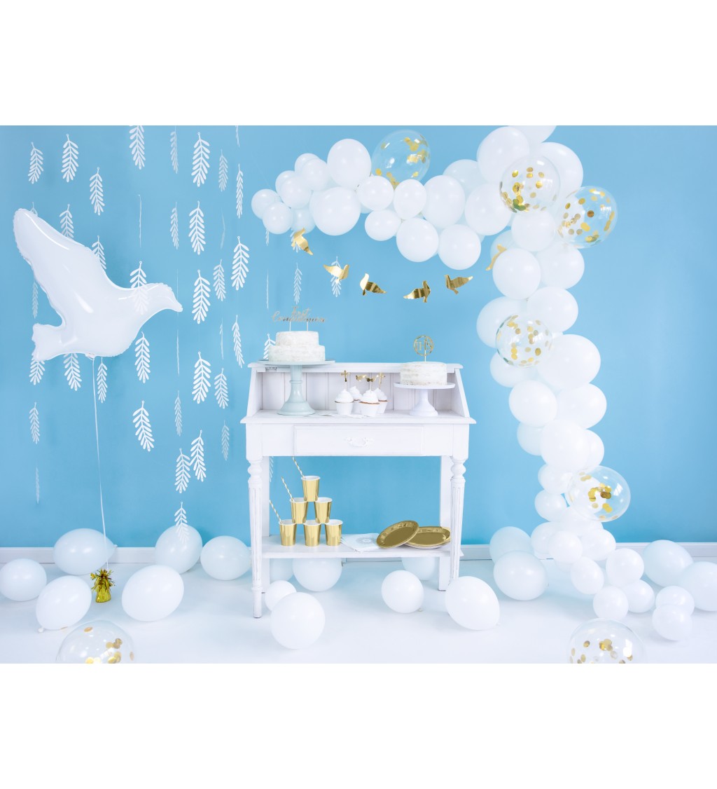 Balónkové závaží - zlaté střapce