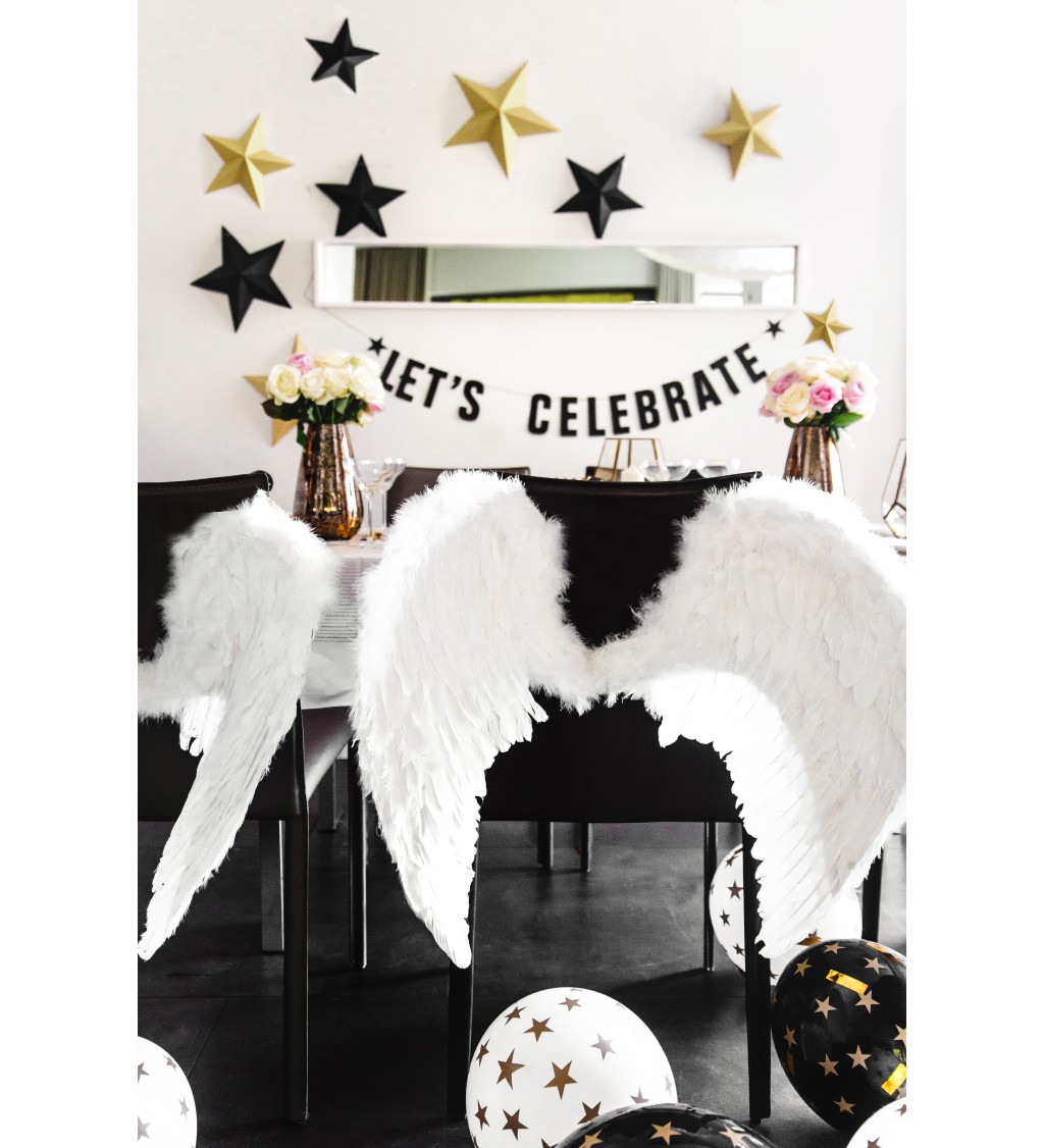 Balónek Zlaté hvězdy - 6ks