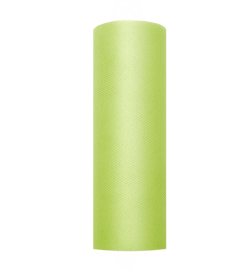 Dekorativní tyl - zelený (15cm)