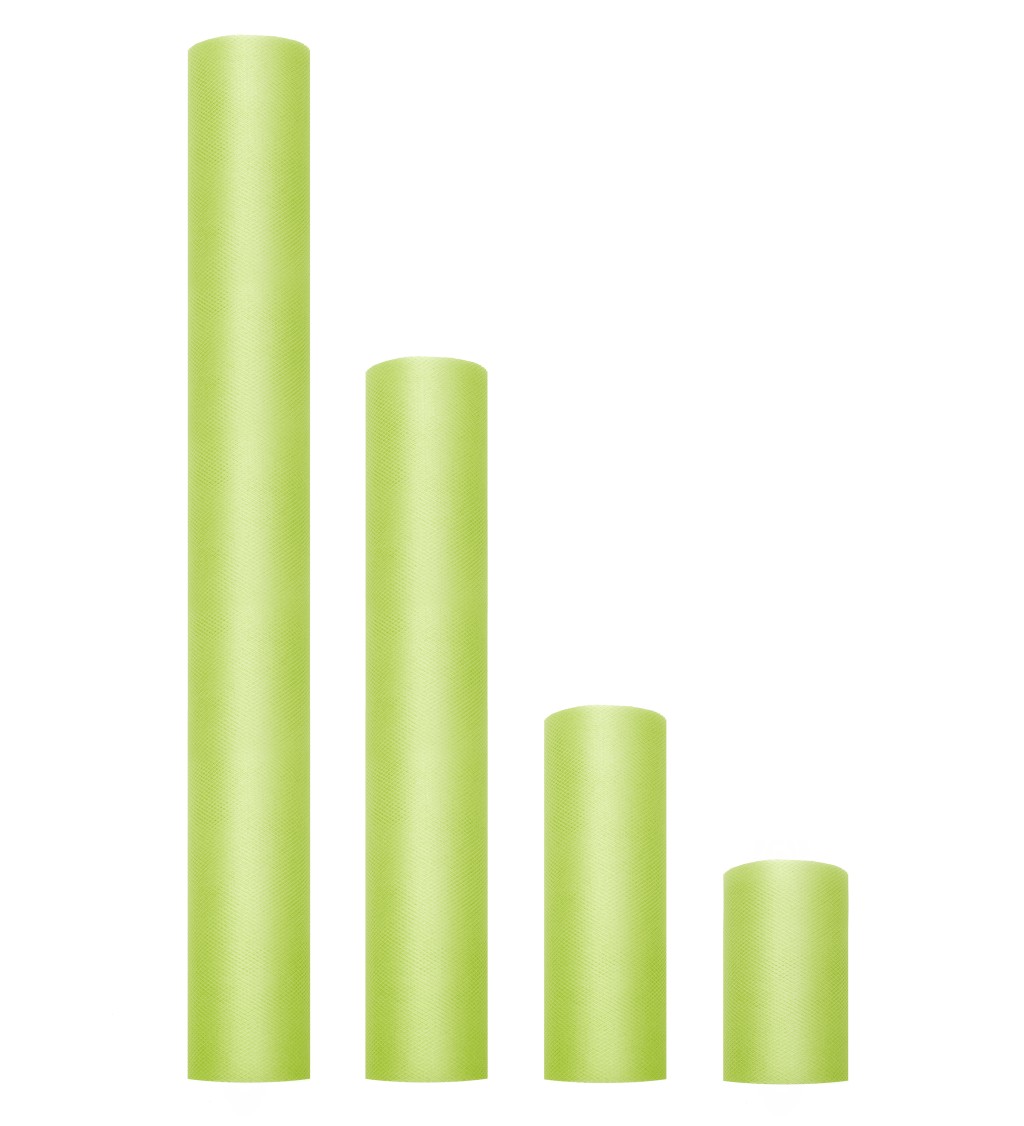 Dekorativní tyl - zelený (15cm)