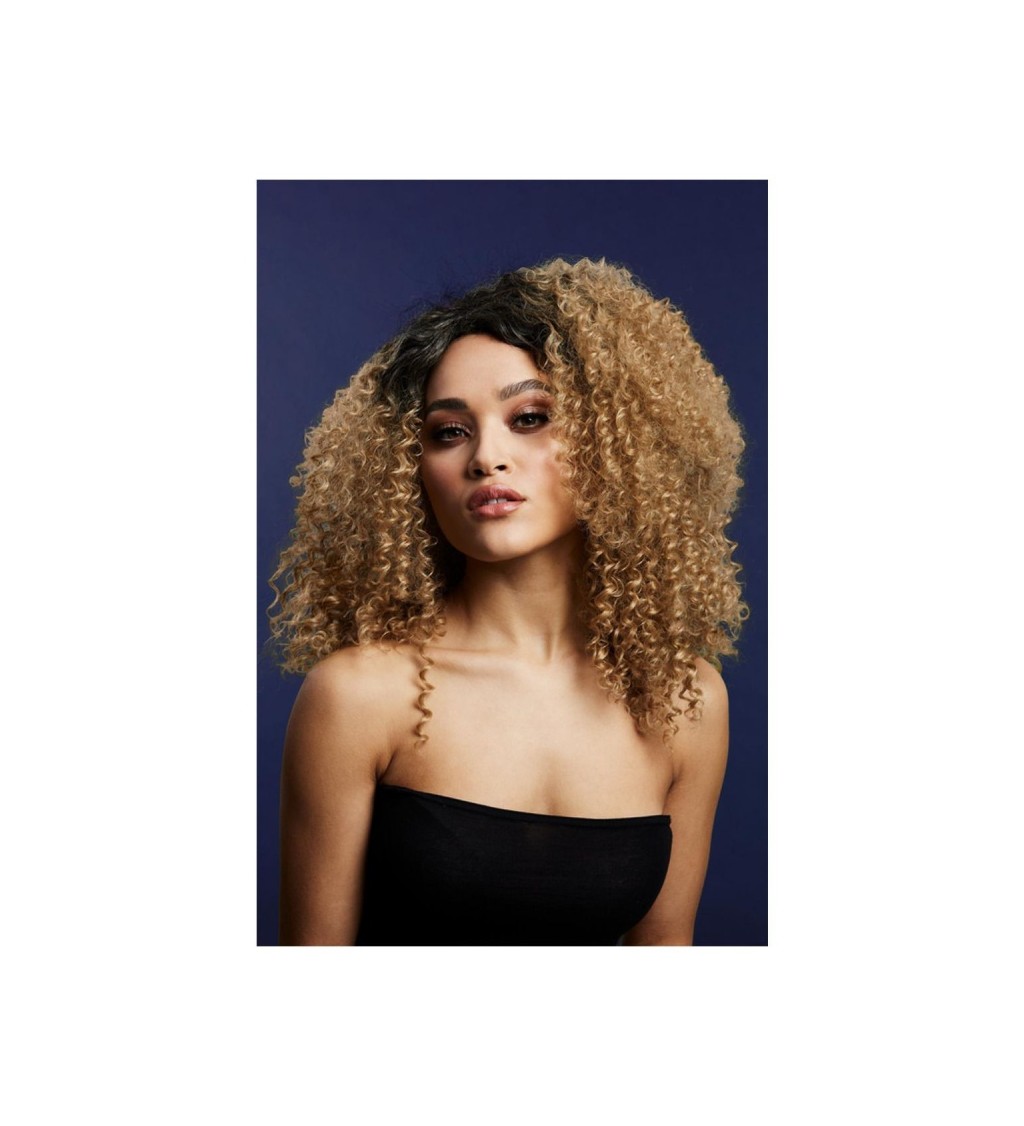 Dámská světle hnědá paruka Lizzo