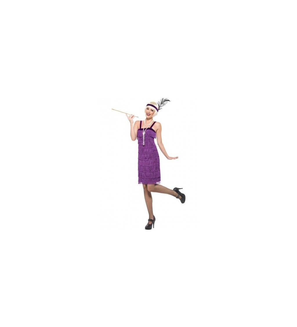 Dámský kostým - Prihibice, fialové šaty