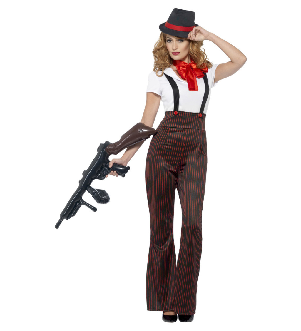Dámský kalhotový kostým Gangsterka