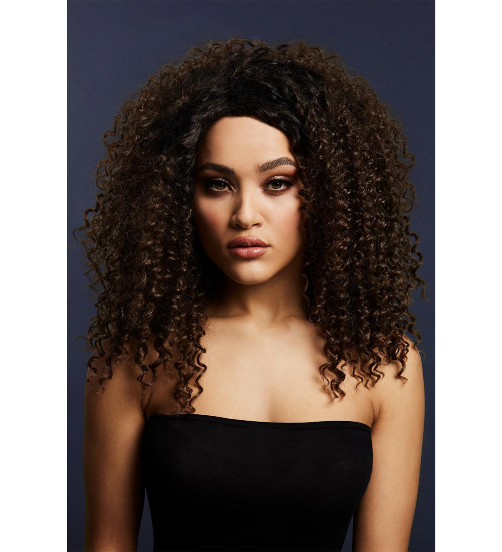 Dámská hnědá paruka Lizzo