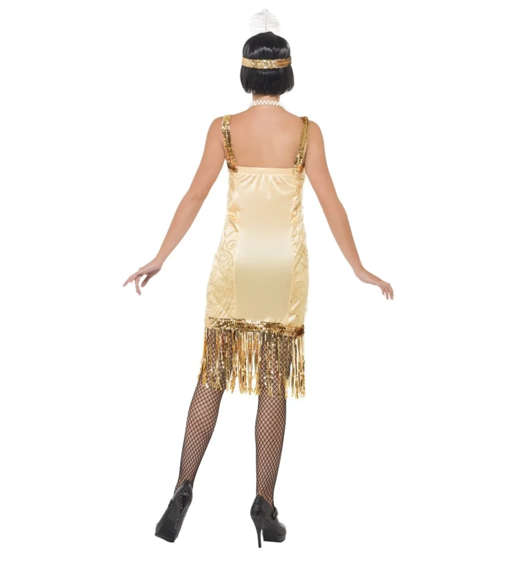 Kostým Prohibice - zlatý