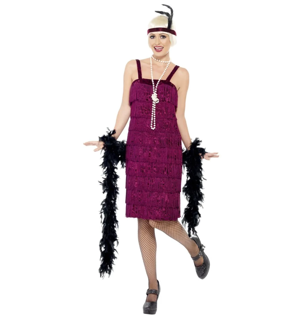 Kostým Prohibice - vínový