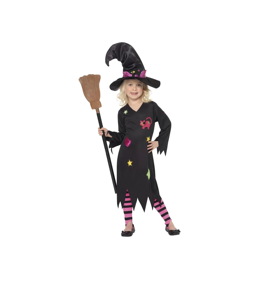 Dětský kostýmek - čarodějnice