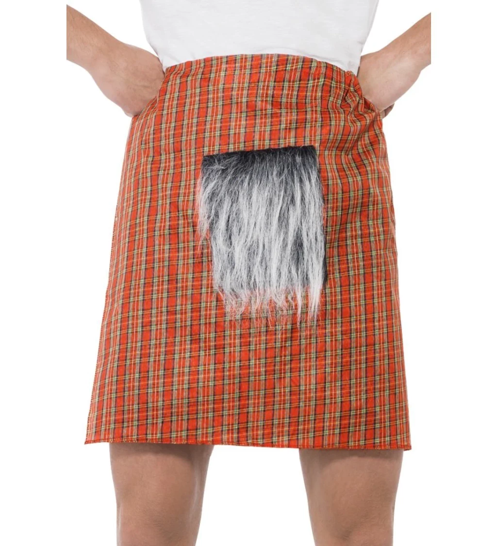 Skotská sukně s chlupy