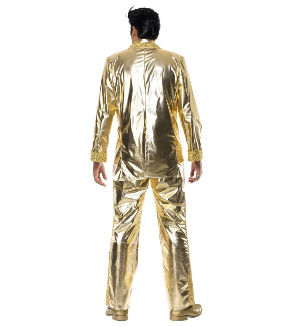 Kostým Elvis - gold edition