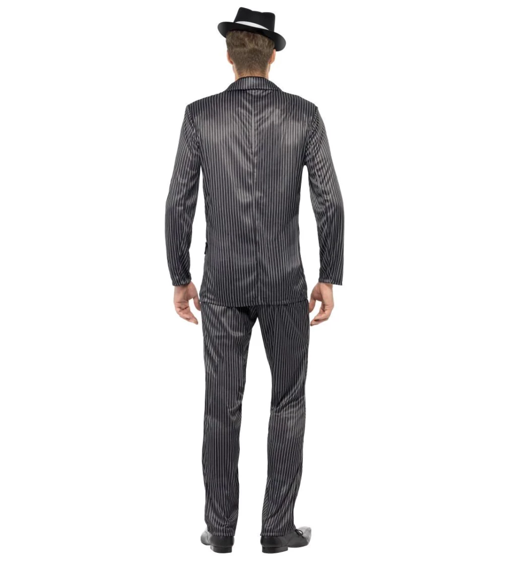 Pánský kostým - Gangster, Šedý oblek