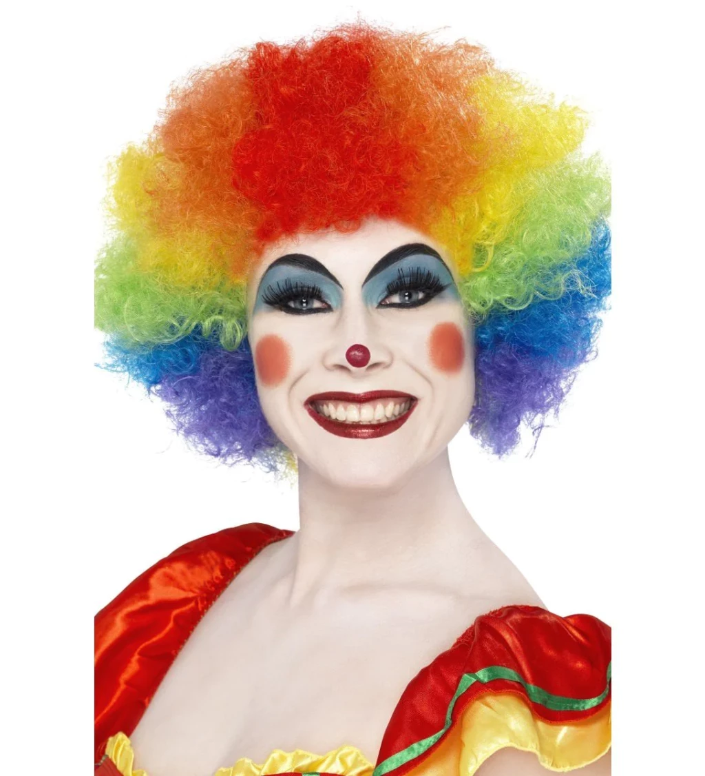 Paruka - Afro, pestrobarevné