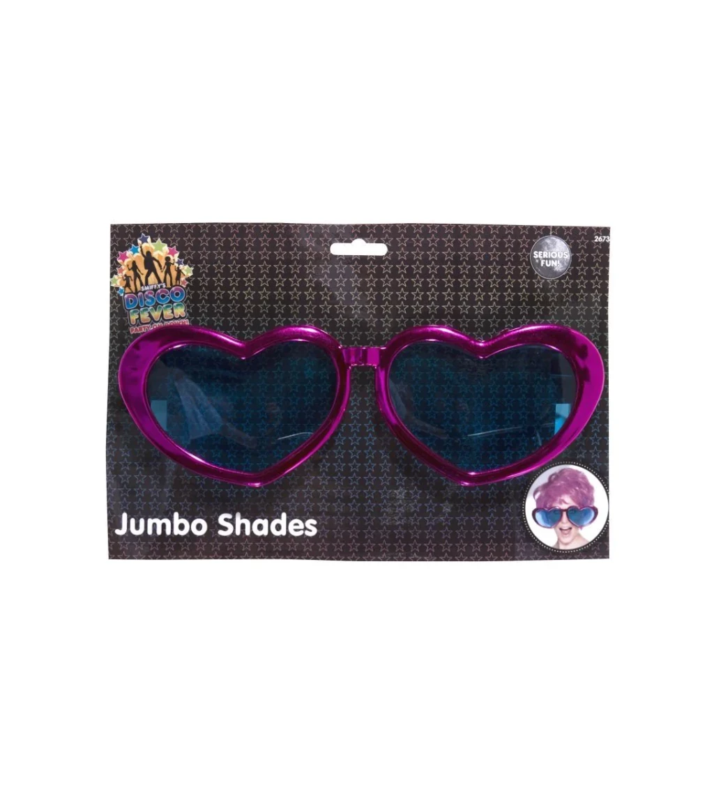 Obří brýle - Srdce