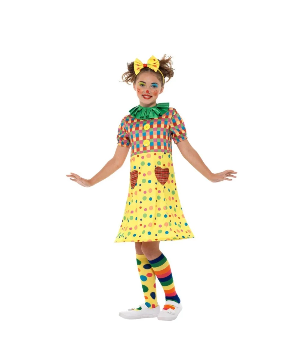 Dívčí kostým - roztomilá klaunice
