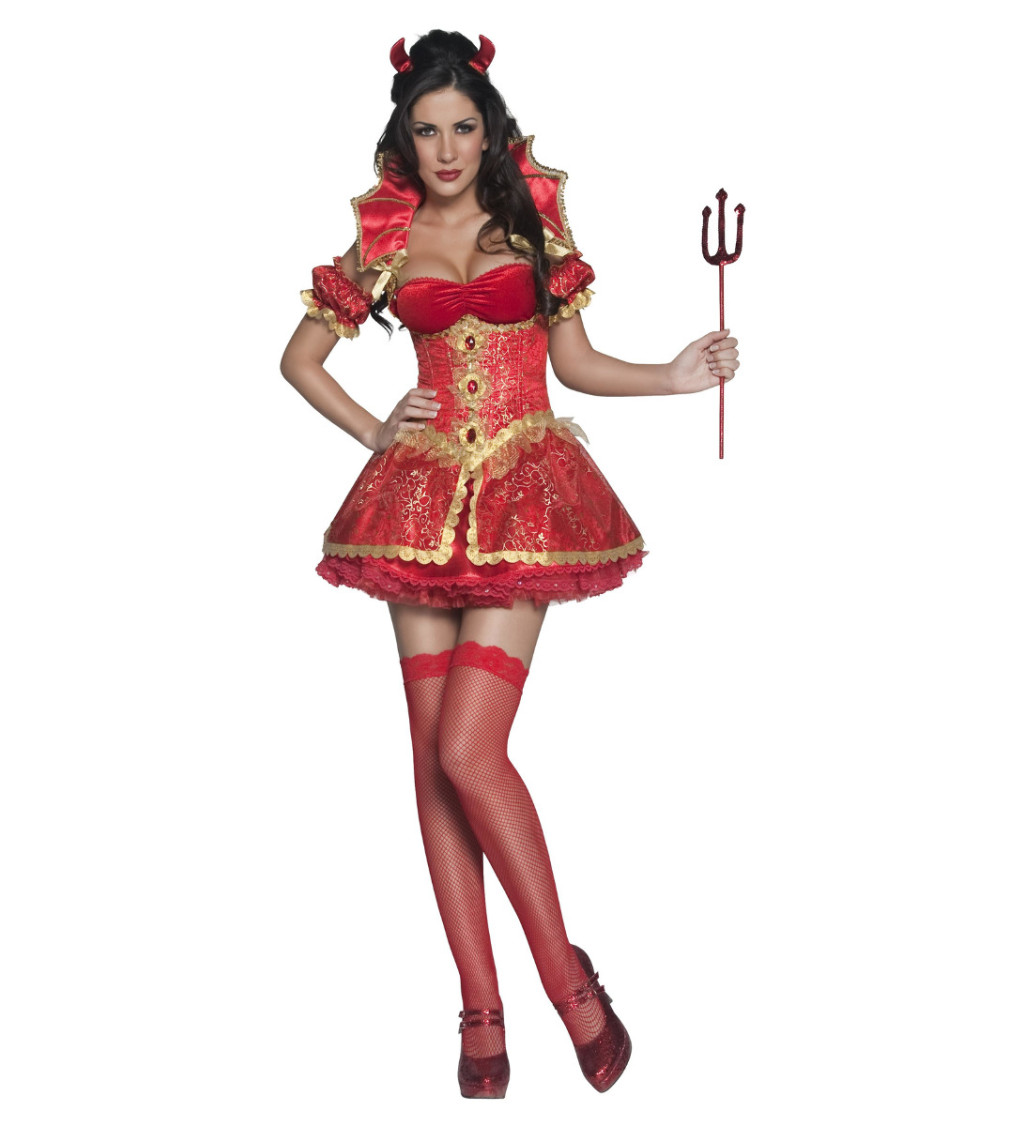 Kostým sexy čertice deluxe