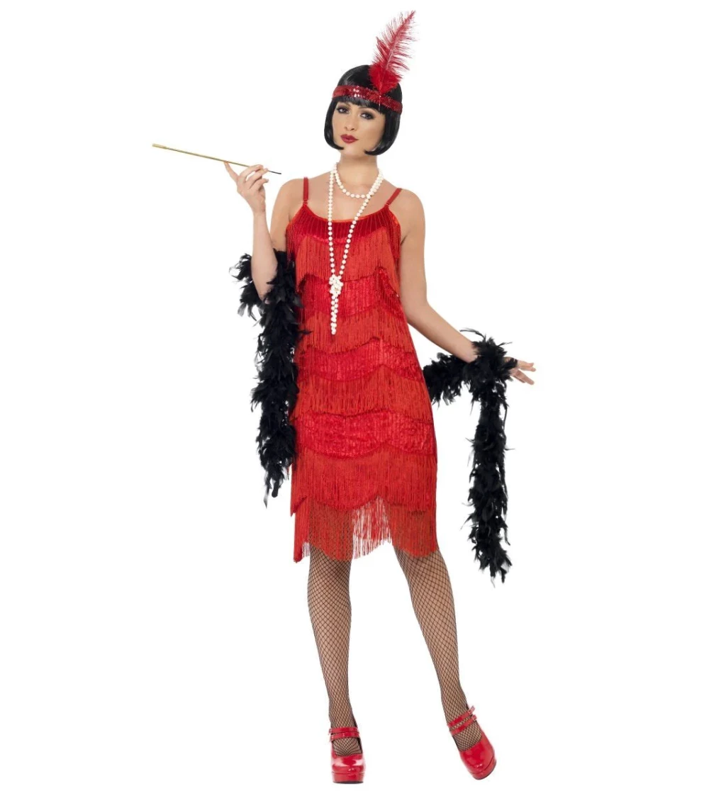 Kostým prohibice - červená