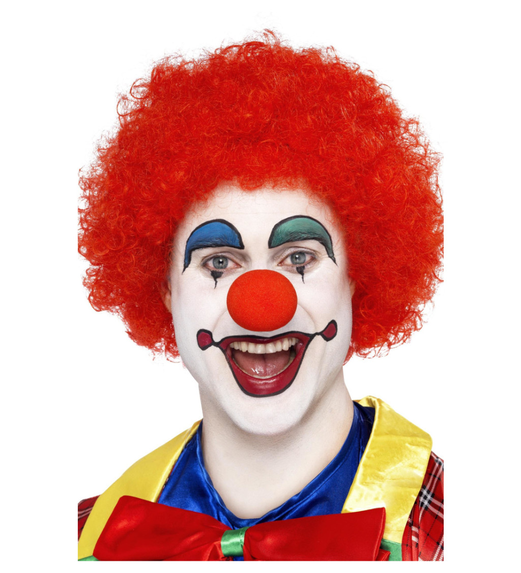 Paruka - Afro, červené