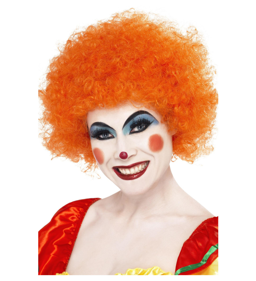Paruka - Afro, oranžové
