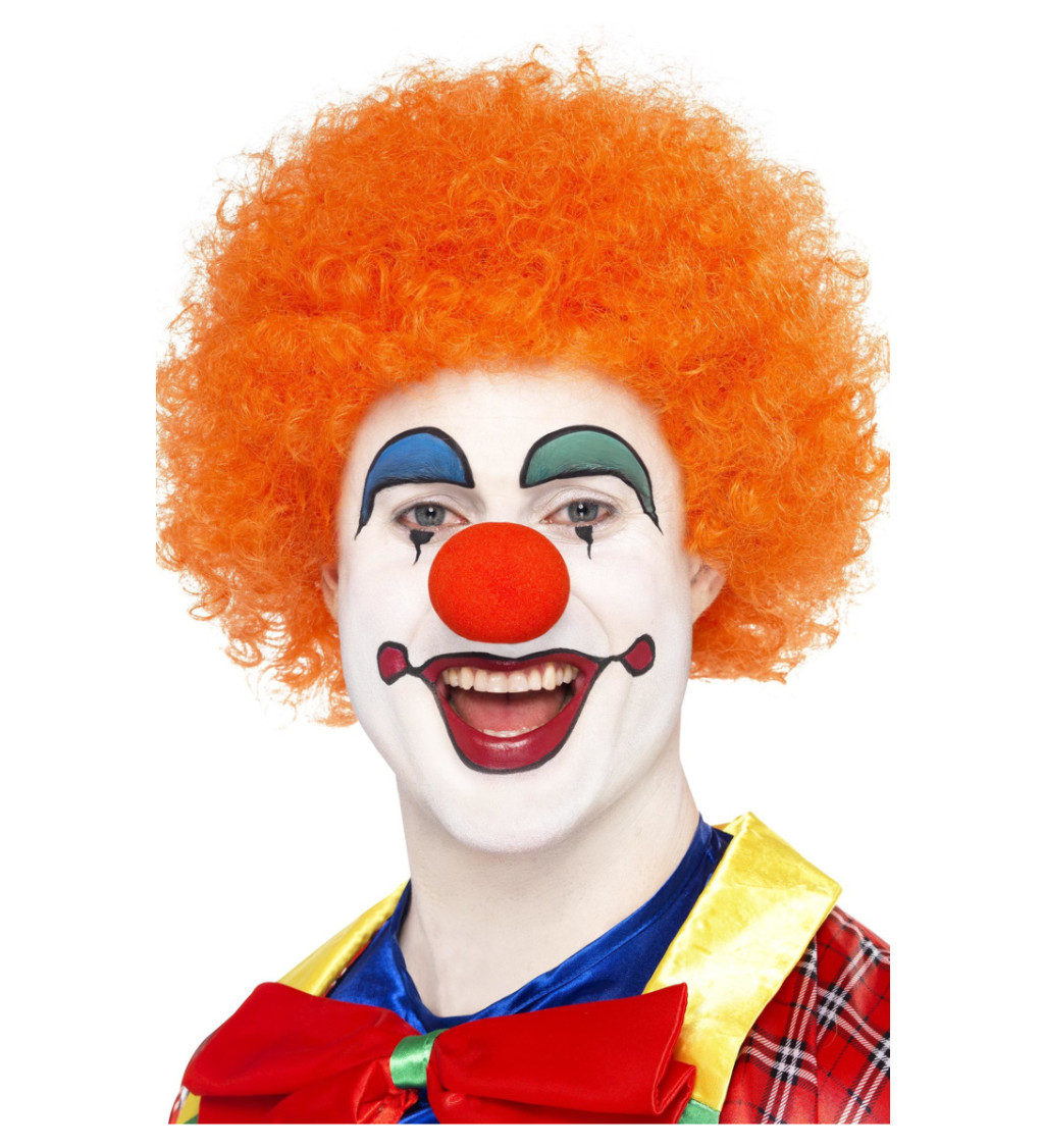 Paruka - Afro, oranžové