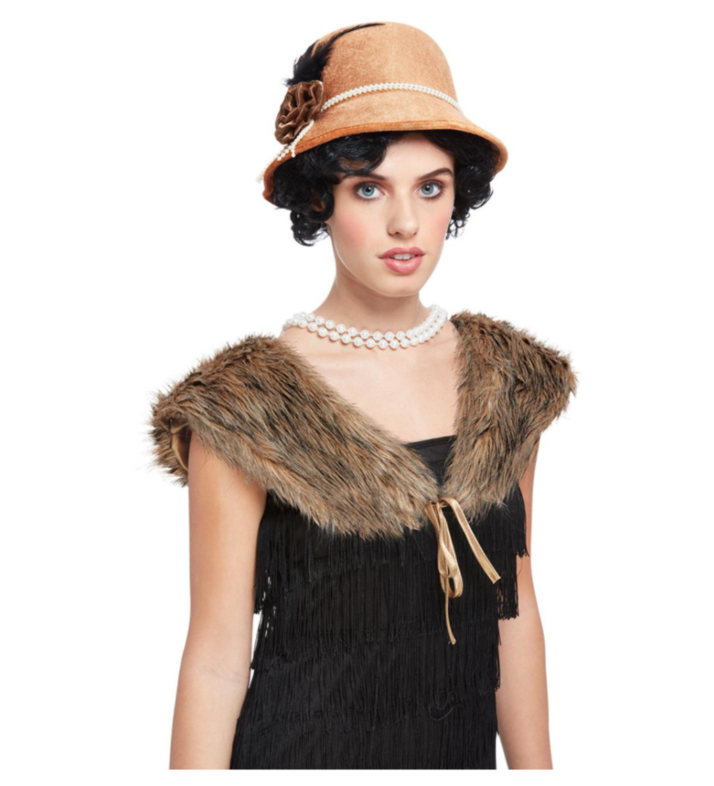 Dámský set 20. léta - hnědý