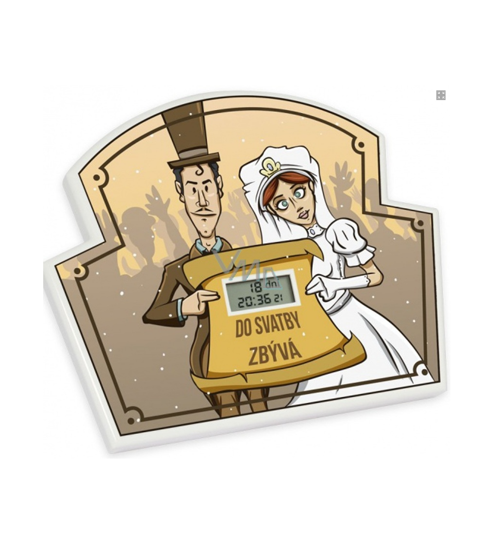 Digitální svatební odpočítávač