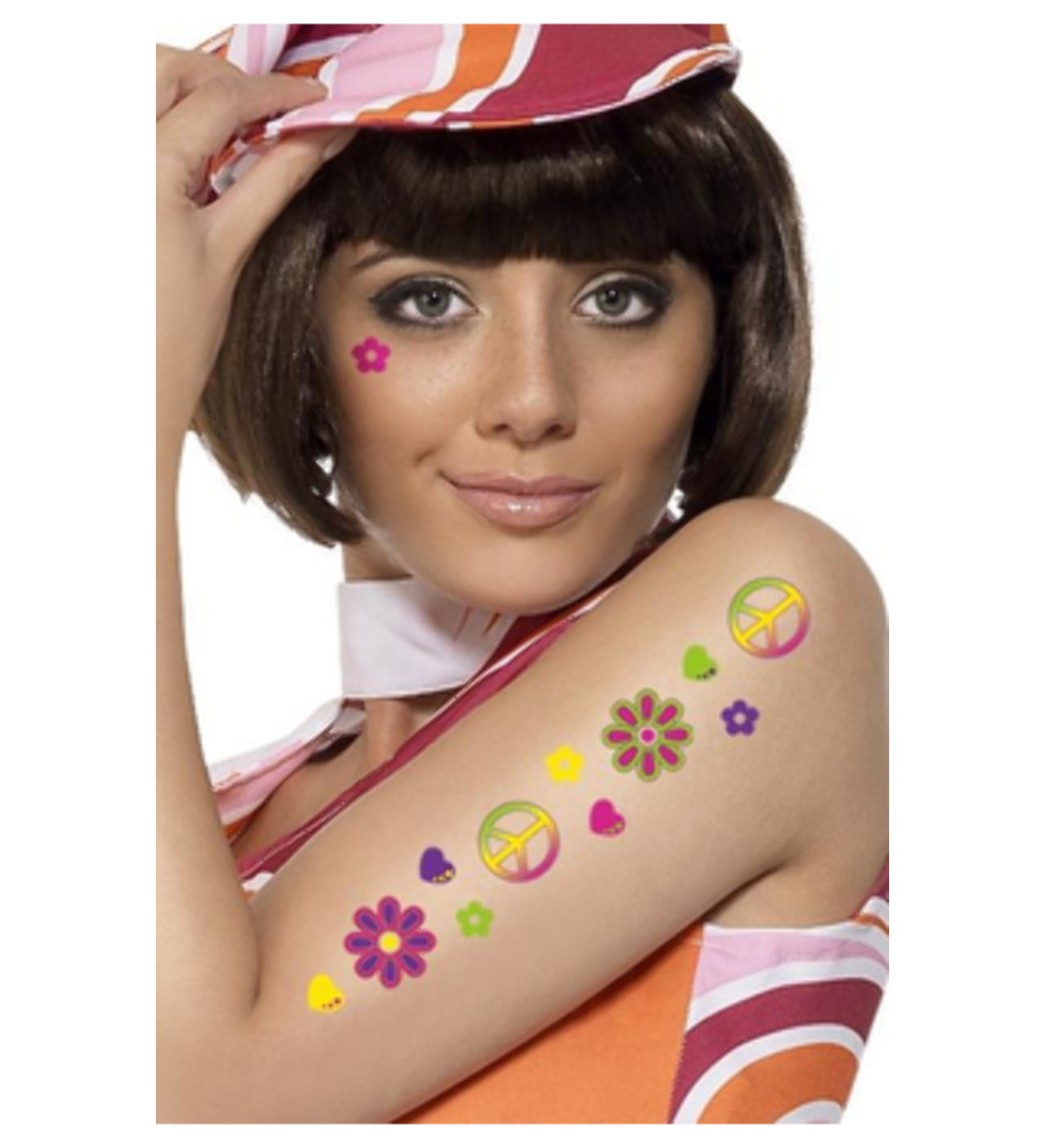 Nalepovací tetování Hippie