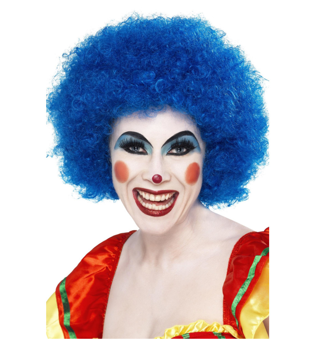 Paruka - Afro, modré