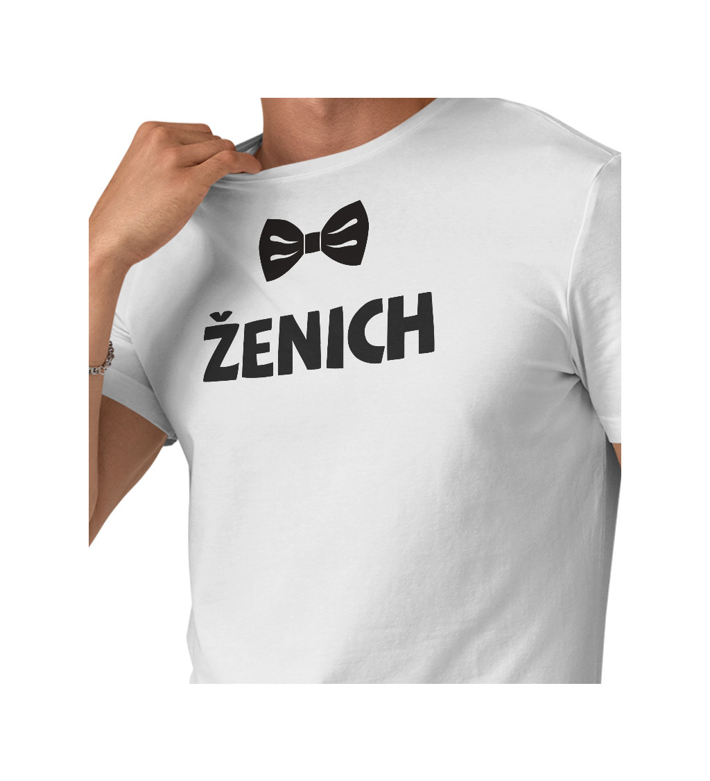 Pánské tričko - Team Ženicha motýlek