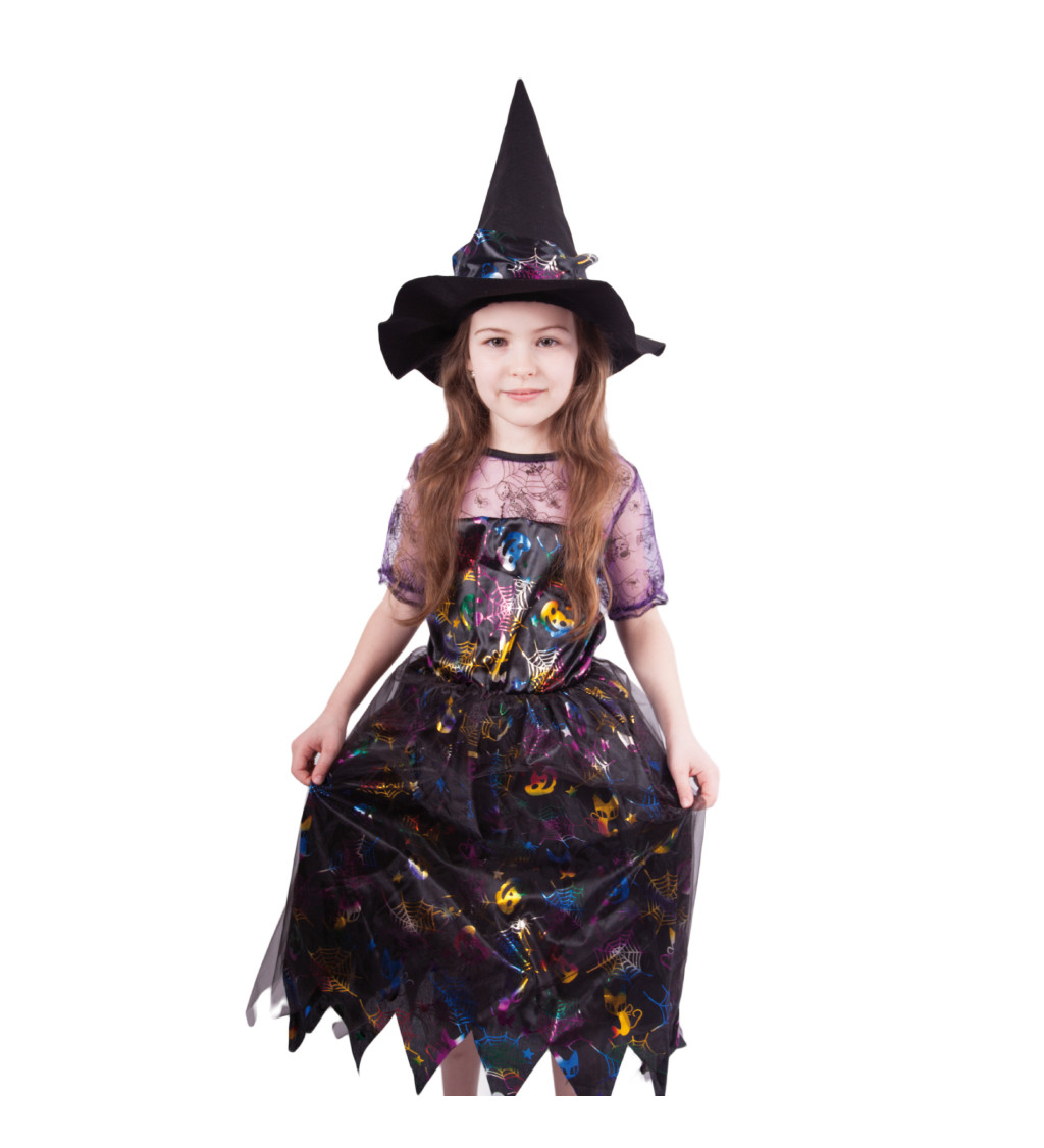 Dětský set - pro dívky - čarodějnický, barevný