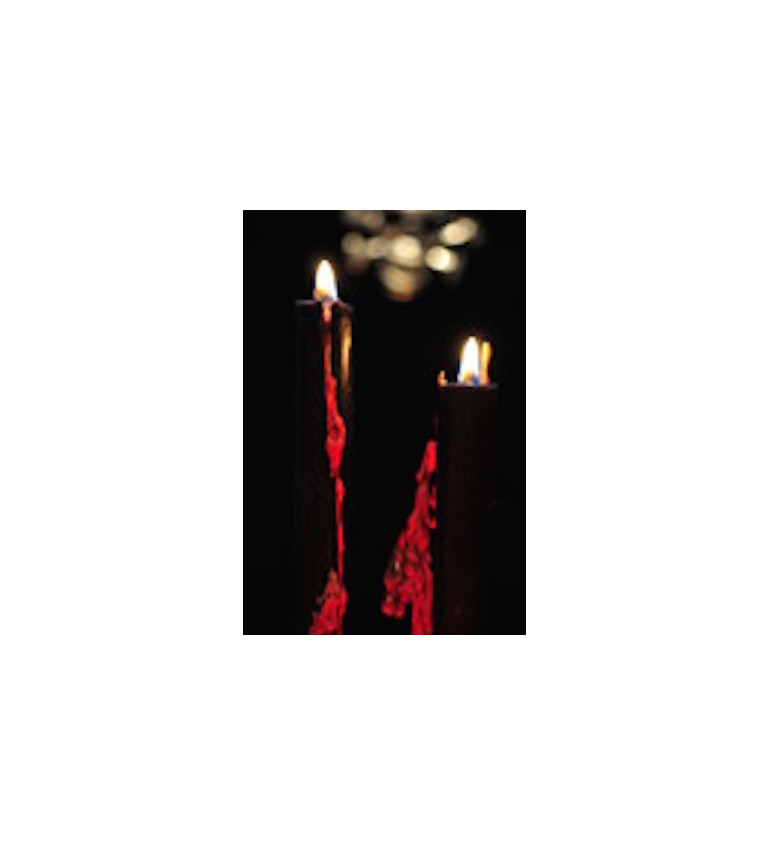 Dlouhé halloweenské svíčky - krvavý efekt